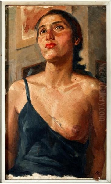 Estudio De Mujer (hombro Descubierto) - view 1