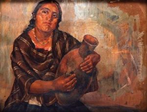 Estudio Mujer Con Cantaro