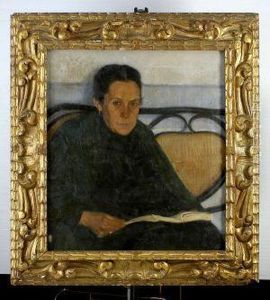 Retrato De La Sra. Benita G. De Garduno ( Madre Del Pintor) by Alberto Garduno