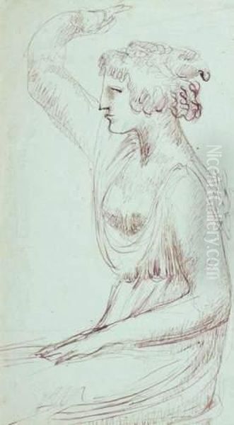 Jeune Femme De Profil En Tunique - view 1