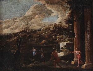 Rovine Architettoniche Con Figure
