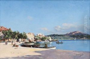 Le Port De Sanary by Joseph Garibaldi
