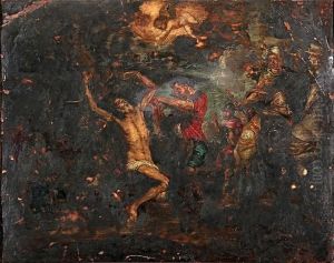 El Martirio De San Bartolome by Marco Antonio Garibaldo