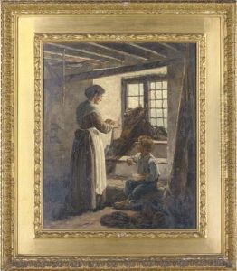 Mending Nets by Charles Trevor Garland