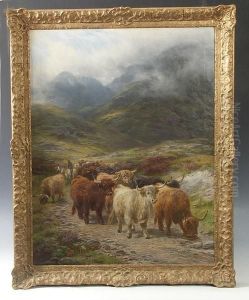 Highland Drove In Glencoe by H. Garland