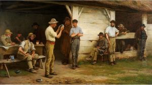 A Game Of Quoits by Henry Garland