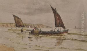 Boats On The Shore by Henry Glede Garlick