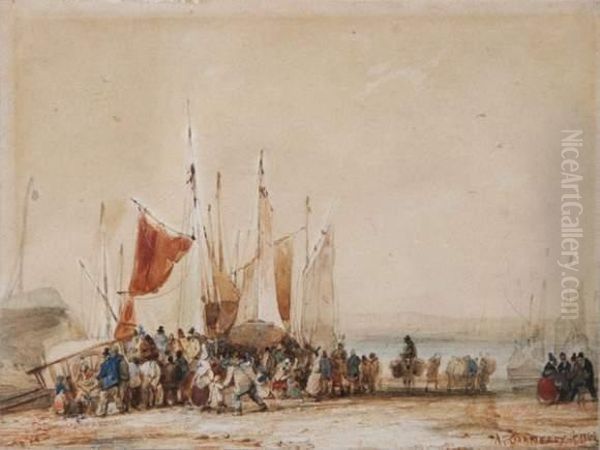 Le Retour Des Pecheurs En Normandie - view 1