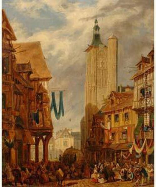 Un Jour De Marche A Bernay, Pres De Lisieux - view 1