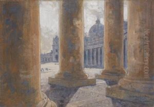 La Colonnade De Saint-pierre De Rome by Tony Garnier