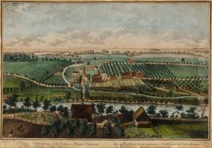 View Of Bethlehem, One Of The Brethren's Principal Settlements In Pennsylvania, North America