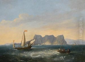 Mediterranean Xebecs In The Straits Mediterranean Xebecs In The Straits