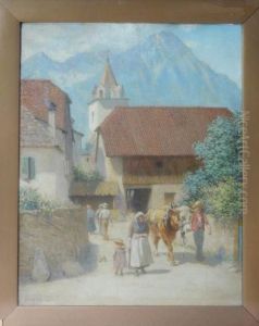 Noon Day In The Rhone Valley by Thomas Bowman Garvie