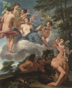 An Allegory Of Love Conquering Lust by Luigi Garzi