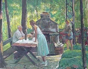 Adomeit Family Picnic by George G. Bullock