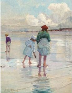 At The Seaside by Walter Bonner Gash