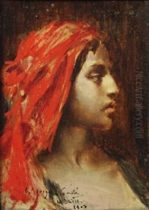 Tete D'egyptienne, Zhorah by Constant Georges Gaste