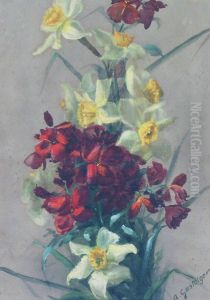 Strauss Mit Narzissen by Anna Sophie Gasteiger