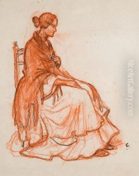 Zittende Dame - view 1