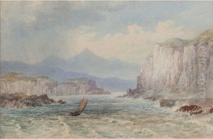 Part Of The Island Of Seil, West Coast Of Scotland, Ben More In The Distance by Maria Gastineau