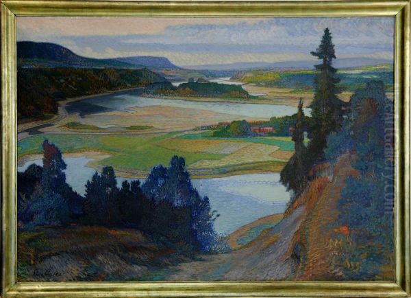 Landskap Med Vattendrag - view 1