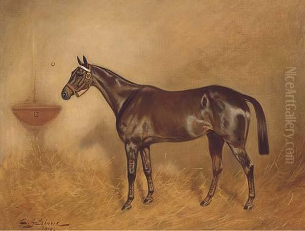 A Bay Hunter In Stable - view 1