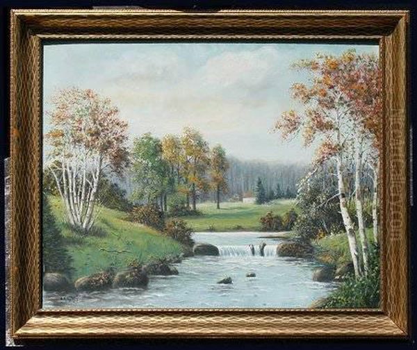 Country Landscape Withstream - view 1