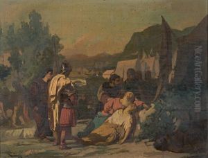 Morte Di Lear Sul Cadavere Della Virtuosa Sua Figlia by Annibale Gatti