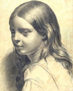 Volto Di Bambina by Annibale Gatti