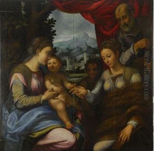 Bodas Misticas De Santa Catalina by Bernardino Gatti, Il Sojaro