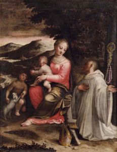 Madonna Col Bambino, San Giovannino Esan Bernardo