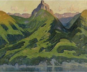 Murtschen Am Walensee by Hermann Gattiker