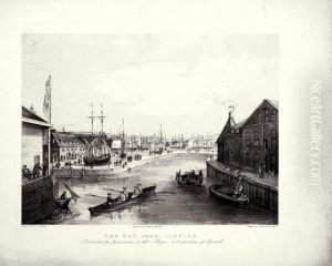 The Wet Dock, Ipswich by William Gauci