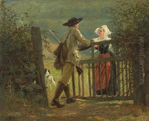 Off To The Hunt by Alphonse Gaudefroy