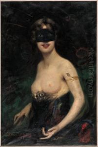 "mascherina" 1913 by Carlo Gaudina