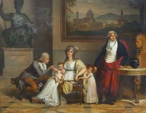 La Famille Miot De Melito by Louis Gauffier
