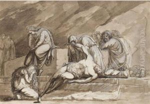 L'ensevelissement Du Christ by Louis Gauffier