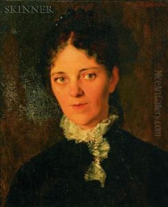 Portrait Of A Young Woman by Ignaz Marcel Gaugengigl