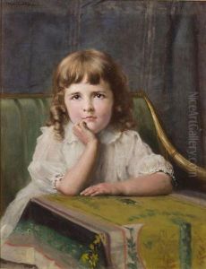 Portrait Of A Girl by Ignaz Marcel Gaugengigl