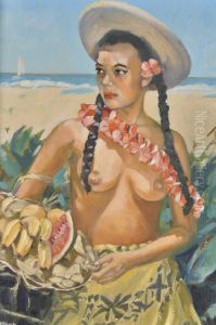 South Sea Island Girl by Paul Gauguin