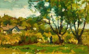 Cottage In The Woods by Gilbert Gaul