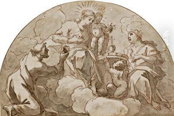 Umkreis Madonna Lactans - view 1