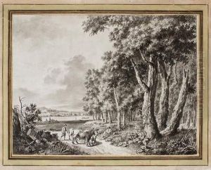 Paysage Anime. by Pierre Marie Gault De Saint-Germain