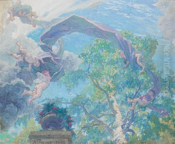 Playful Cherubs - view 1