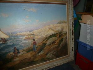 Bord De Corniche by Adolphe Gaussen