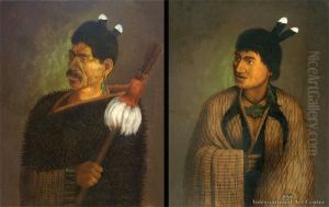 Maori Chief & Chieftainess by Joseph Gaut
