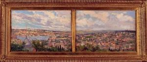 Vue De Constantinople by Albert Gautier