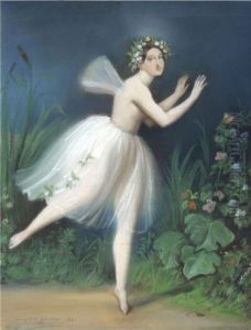 Portrait De Carlotta Grisi (dans Giselle) by Theophile Gautier