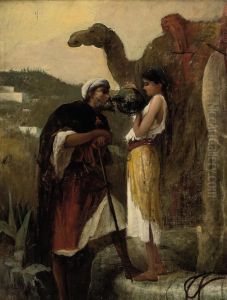 Rebekah At The Well by Robert Gavin