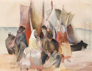 Die Familie Des Fischers by Oskar Gawell